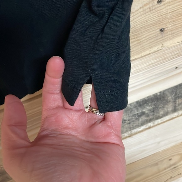 J. Crew Size XS Black Sleeveless Crop 100% Cotton Top With Cute Little Pocket - Picture 5 of 8